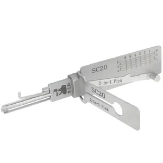 Original Lishi Tool 2-In-1 Pick and Decoder SC20